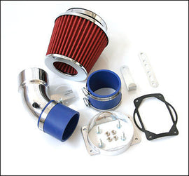 MITSUBISHI EVO LANCER 7 8 9 KIT DI ASPIRAZIONE INTAKE COLD AIR FILTER CONE- BLU - em-power.it