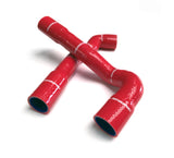 BMW E36 M3 TUBI RADIATORE IN SILICONE - ROSSO | M2 MOTORSPORT