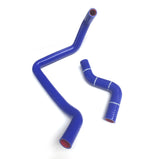 HONDA CIVIC EG EK D15  BLU TUBI RADIATORE IN SILICONE  |  M2 MOTORSPORT