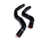 MITSUBISHI EVO 9 TUBI RADIATORE IN SILICONE  NERO |  M2 MOTORSPORT