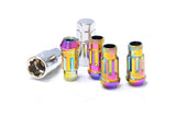 MUTEKI  NEON CHROME LOCK NUTS M12x1.5mm