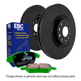 Kit EBC Dischi Sportivi e Pastiglie Verdi Posteriore LEXUS CT200h 1.8 Hybrid Cv  dal 2010 al 2021 Pinza Akebono Diametro disco 279mm