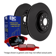Carica l'immagine nel visualizzatore di Gallery, Kit EBC Dischi Sportivi e Pastiglie Rosse Anteriore MAZDA 3 BK 2.3 Turbo Cv 260 dal 2006 al 2009 Pinza ATE Diametro disco 320mm