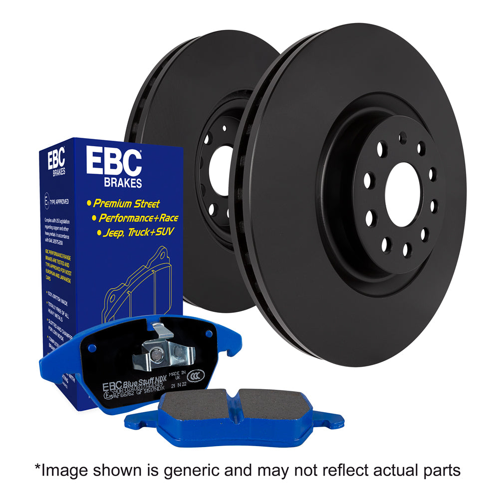 Kit EBC Pastiglie Freni e Dischi Freno Anteriore CITROEN Xsara 1.4 Cv  dal 1997 al 2000 Pinza ATE Diametro disco 247mm
