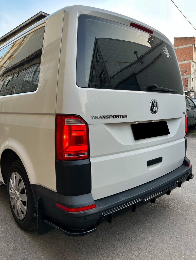 VW VOLKSWAGEN Transporter T6 2015-2018 Splitter laterali posteriori (2 Pezzi)