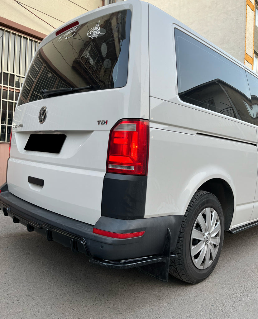 VW VOLKSWAGEN Transporter T6 2015-2018 Splitter laterali posteriori (2 Pezzi)