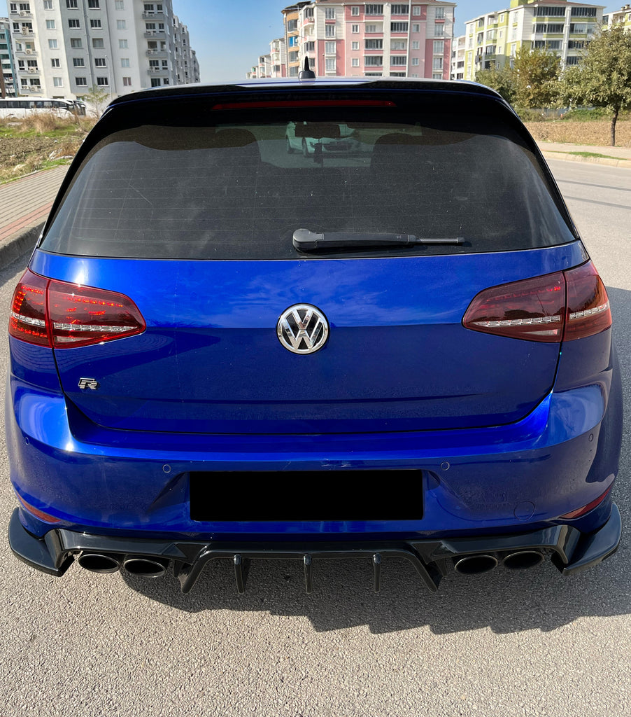 VW Volkswagen Golf MK7 R 2013-2016 Splitter laterali posteriori (2 Pezzi)