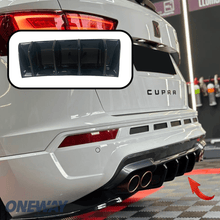 Carica l&#39;immagine nel visualizzatore di Gallery, CUPRA Ateca 2018+ Diffusore Paraurti Posteriore Nero Lucido