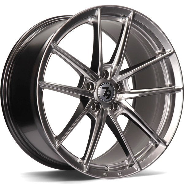 Cerchio in Lega 79WHEELS SCF-A 18x9 ET38 5x112 DIAMOND HYPER BLACK