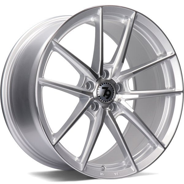 Cerchio in Lega 79WHEELS SCF-A 19x9.5 ET38 5x112 SILVER POLISHED FACE