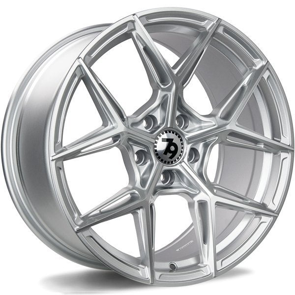 Cerchio in Lega 79WHEELS SCF-B 18x8 ET35 5x112 SILVER POLISHED FACE