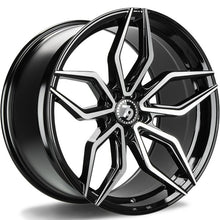 Carica l&#39;immagine nel visualizzatore di Gallery, Cerchio in Lega 79WHEELS SCF-D 18x9 ET38 5x112 BLACK POLISHED FACE