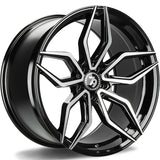 Cerchio in Lega 79WHEELS SCF-D 19x9.5 ET40 5x112 BLACK POLISHED FACE