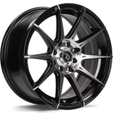 Cerchio in Lega 79WHEELS SCF-F 15x7 ET35 4x100/4x114.3 BLACK POLISHED FACE