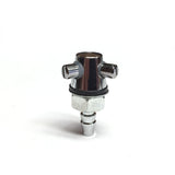 TWIN WASHER JET CHROME POINTED TOP