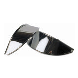 CLASSIC MINI IN ACCIAIO HEADLIGHT HEADLAMP EYEBROW PEAKS - HP1SS