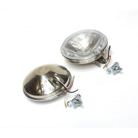 PREMIUM STAINLESS ANGEL EYE SPOT LIGHTS  -  WHITE  EYES - 12 VOLT - em-power.it
