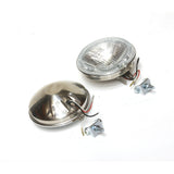 PREMIUM STAINLESS ANGEL EYE SPOT LIGHTS  -  WHITE  EYES - 12 VOLT