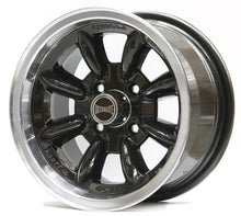 Load image into Gallery viewer, Cerchio in Lega ULTRALITE MINI WHEELS 13x6 ET10 4x101.6 BLACK WITH POLISHED RIM