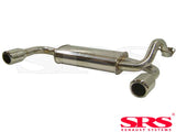 SRS Sistema di scarico Axleback in acciaio inossidabile Doppio (Civic 87-91 EE ED 3dr/CRX 87-93)
