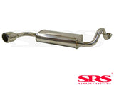 SRS Sistema di scarico Axleback in acciaio inossidabile Singolo (Civic 87-91 EE ED 3dr/CRX 87-93)