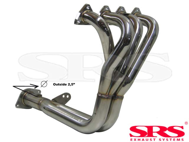 SRS Sistemi di scarico 4-2-1 Collettore da 2,5 "in acciaio inossidabile (Honda B-Engines) EG EK DC2