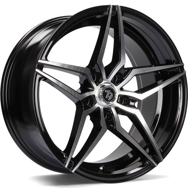 Cerchio in Lega 79WHEELS SV-A 18x9 ET40 5x112 GLOSS BLACK POLISHED FACE