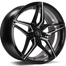 Load image into Gallery viewer, Cerchio in Lega 79WHEELS SV-A 18x8 ET35 5x112 GLOSS BLACK SILVER MILL