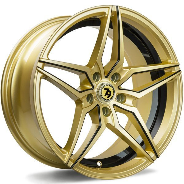 Cerchio in Lega 79WHEELS SV-A 18x8 ET40 5x114.3 GLOSS GOLD BLACK MILL