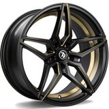 Cerchio in Lega 79WHEELS SV-A 18x8 ET40 5x114.3 MATT BLACK GOLD MILL