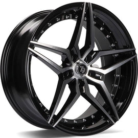 Cerchio in Lega 79WHEELS SV-AR 19x8.5 ET30 5x120 GLOSS BLACK POLISHED FACE