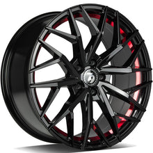 Load image into Gallery viewer, Cerchio in Lega 79WHEELS SV-C 18x8 ET40 5x114.3 GLOSS BLACK RED BARREL