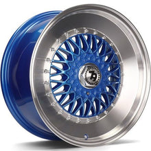 Load image into Gallery viewer, Cerchio in Lega 79WHEELS SV-F 15x7 ET30 4x100/4x114 BLUE POLISHED LIP