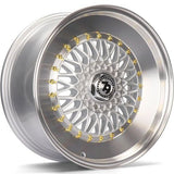 Cerchio in Lega 79WHEELS SV-F 16x7 ET30 4x100/4x114 SILVER POLISHED LIP