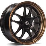 Cerchio in Lega 79WHEELS SV-I 16x7 ET35 5x100/5x114 MATT BLACK BRONZE LIP