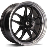 Cerchio in Lega 79WHEELS SV-I 16x7 ET35 5x100/5x114 MATT BLACK POLISHED LIP