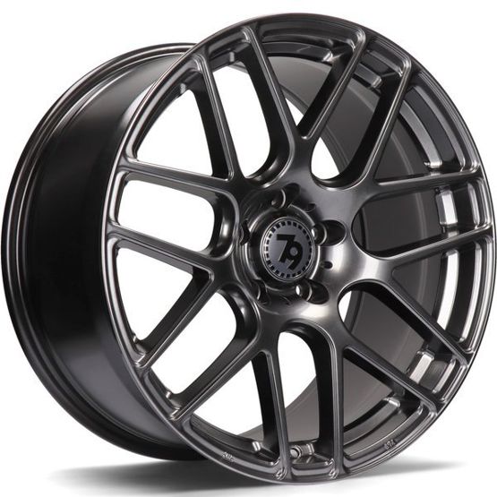 Cerchio in Lega 79WHEELS SV-L 19x9.5 ET38 5x120 DIAMOND HYPER BLACK