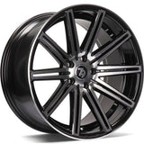 Cerchio in Lega 79WHEELS SV-M 19x8.5 ET35 5x112 BLACK POLISHED FACE