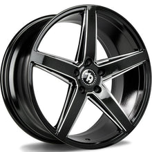 Load image into Gallery viewer, Cerchio in Lega 79WHEELS SV-N 19x8.5 ET35 5x112 GLOSS BLACK POLISHED MILL