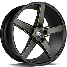 Load image into Gallery viewer, Cerchio in Lega 79WHEELS SV-N 18x8 ET30 5x120 MATT BLACK GOLD MILL