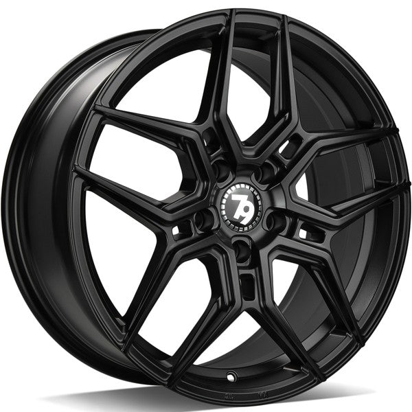 Cerchio in Lega 79WHEELS SV-B 18x8 ET42 5x108 MATT BLACK