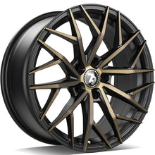 Load image into Gallery viewer, Cerchio in Lega 79WHEELS SV-C 18x8 ET30 5x112 GLOSS BLACK GOLD FACE