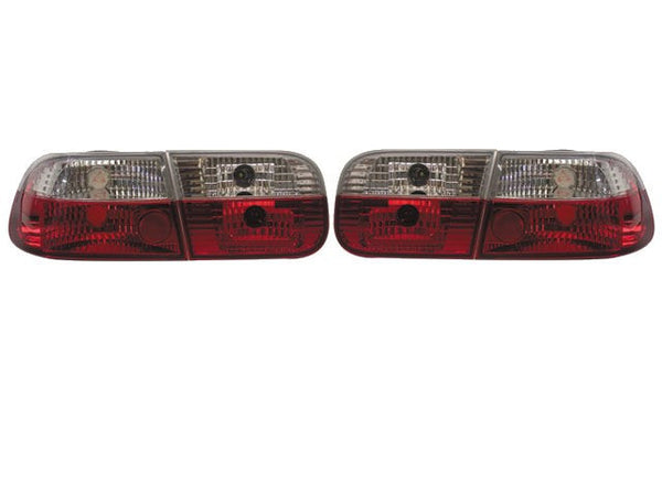 Fanali Posteriori Crystal Rossi/Clear (Civic 91-96 2/4dr) - em-power.it