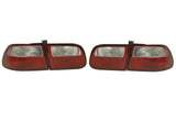 Fanali Posteriori JDM Rossi/White (Civic 91-96 3dr)