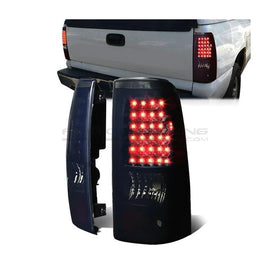 Fanali Posteriori LED Interno Nero Lente Smoke in Plastica ABS Chevrolet, GMC