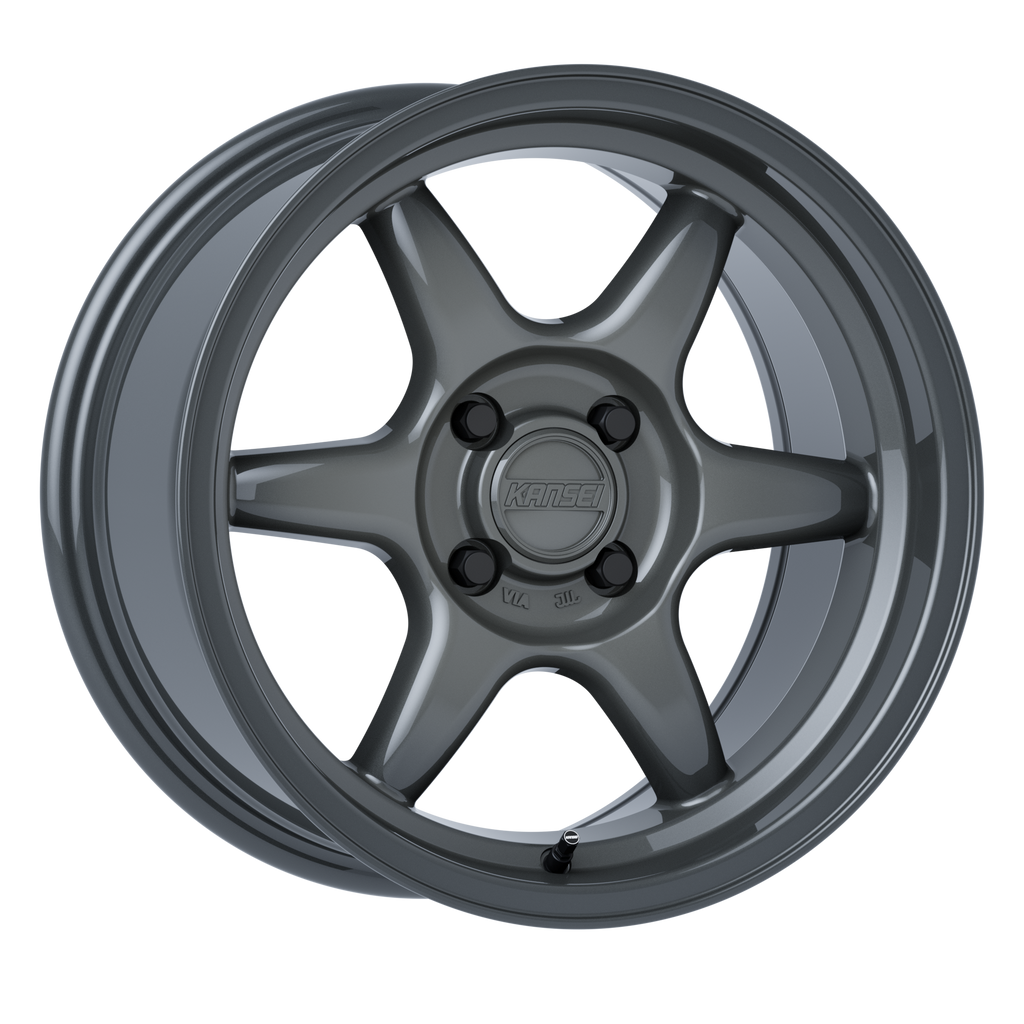 Cerchio in Lega Kansei TANDEM 15x7 ET0 4x114.3 Gloss Gunmetal