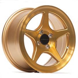 ULTRALITE UL01 15x7.5 ET30 4X100 BRUSH GOLD