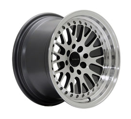 ULTRALITE UL10 15x8 ET25 4x100/114.3 GUN METAL GREY MACHINED FACE