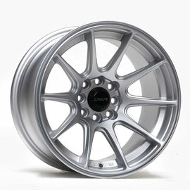 ULTRALITE UL11 15x8 ET0 4X100/108 FLAT SILVER