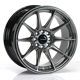ULTRALITE UL11 16x8 ET25 4X100/108 CHROME BLACK